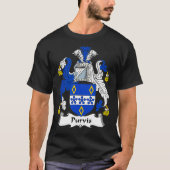 Purvis Wapenschild Familie Crest T-shirt (Voorkant)