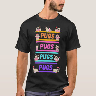 Pus Mops Mops Mops Mops Hond T-shirt
