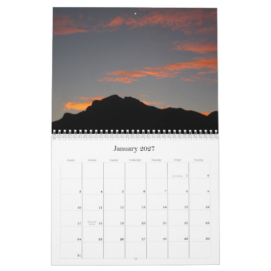 Pusch Peak Sunrises Calendar 2013 Kalender (Jan 2027)
