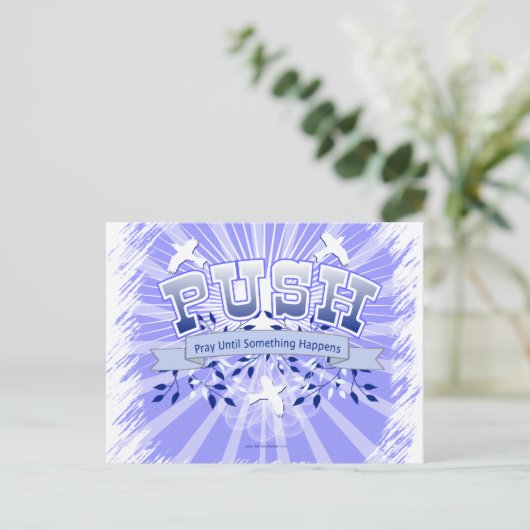 PUSH BRIEFKAART (Staand voorkant)