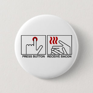 PUSH BUTTON ONTVANGT BACON Button