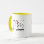 Push Button, Receive Bacon - Bacon Dispenser Mok (Voorkant links)