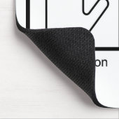 Push Button, Receive Bacon - Bacon Dispenser Muismat (Hoek)