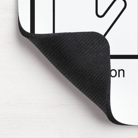 Push Button, Receive Bacon - Bacon Dispenser Muismat (Hoek)