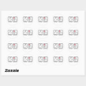 Push Button, Receive Bacon - Bacon Dispenser Ronde Sticker (Vel)