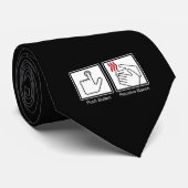 Push Button, Receive Bacon - Bacon Dispenser Stropdas (Opgerold)