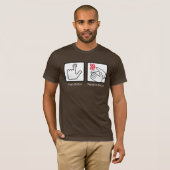 Push Button, Receive Bacon - Bacon Dispenser T-shirt (Voorkant volledig)