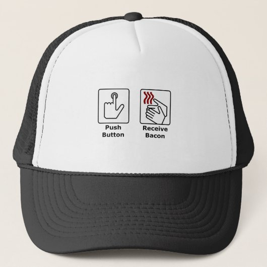 Push Button Receive Bacon Trucker Pet (Voorkant)