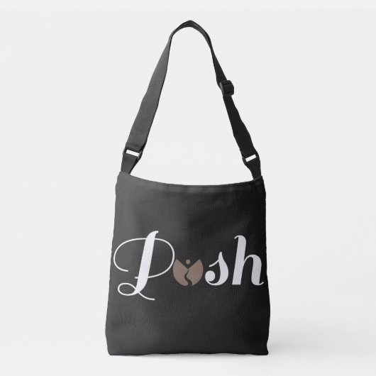Push Crossbody/Canvas tas (Voorkant)