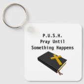 PUSH Gebed inspiratie Sleutelhanger (Voorkant)