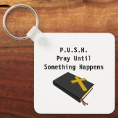 PUSH Gebed inspiratie Sleutelhanger (Voorkant)