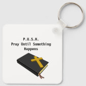 PUSH Gebed inspiratie Sleutelhanger (Achterkant)