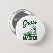 Push grasmaaier legende Gr Master Vader Grappig gr Ronde Button 5,7 Cm (Voorkant /achterkant)