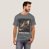 "Push Hard, Live Free - Mannen Active Lifestyle T- T-shirt (Voorkant volledig)