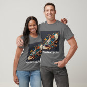 "Push Hard, Live Free - Mannen Active Lifestyle T- T-shirt (Unisex)