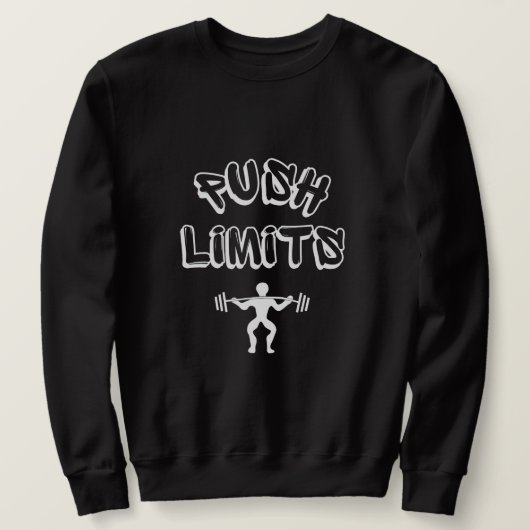 Push Limits Gym Trui (Design voorkant)