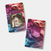 Push Luxury Cosmetics Cosmetologist Eyeshadow Badge (Front & Back)