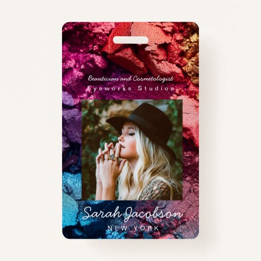 Push Luxury Cosmetics Cosmetologist Eyeshadow Badge (Voorkant)