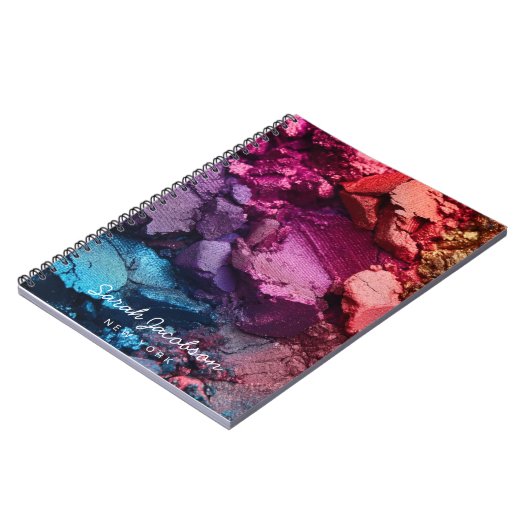 Push Luxury Cosmetics Cosmetologist Eyeshadow Notitieboek (Linkerzijde)