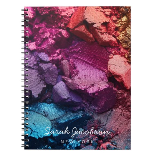 Push Luxury Cosmetics Cosmetologist Eyeshadow Notitieboek (Voorkant)