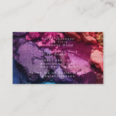Push Luxury Cosmetics Cosmetologist Eyeshadow Visitekaartje (Achterkant)