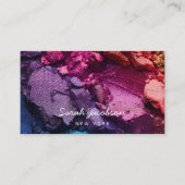 Push Luxury Cosmetics Cosmetologist Eyeshadow Visitekaartje (Voorkant)