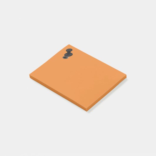 Push Pin Black Post-it® Notes (Schuin)