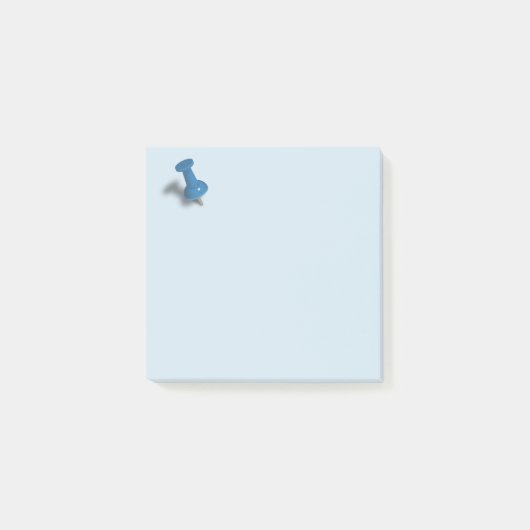 Push Pin Blue Post-it® Notes (Voorkant)