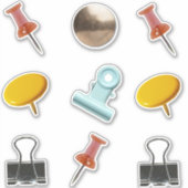 Push Pin Sticker Sheet (Voorkant)