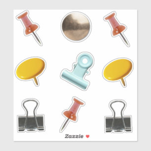Push Pin Sticker Sheet