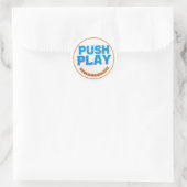 Push Play Sticker - Don't Just Press Pause - Motiv (Tas)