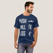  PUSH PULL LEGS T-Shirt (Voorkant volledig)
