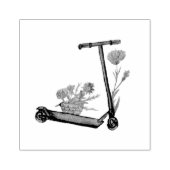 Push Scooter Rubberstempel (Afrduk)