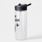 PUSH THROUGH Water Bottle Gym Motivation Waterfles (Links)