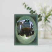 Push Train Briefkaart (Staand voorkant)