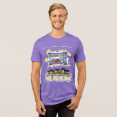 Push-Up Beha | Aanmoediging Tri-Blend T-shirt (Voorkant volledig)