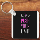 Push uw limiet Sleutelhanger (Voorkant)