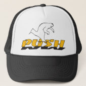 Push yellow trucker pet (Voorkant)