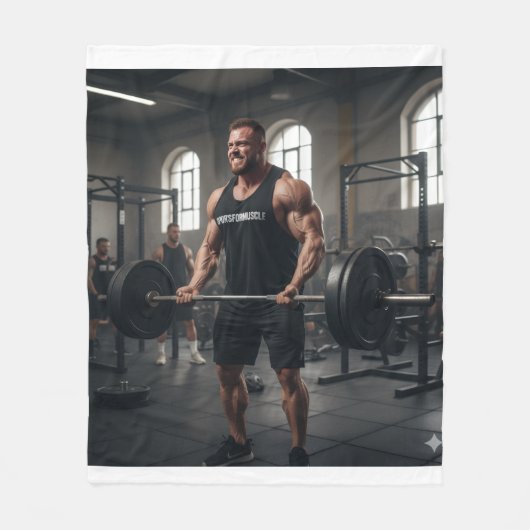 Push your limit fleece deken (Voorkant)