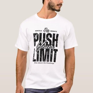 Push Your Limit-T-shirt – Motivatie fitness en dru T-shirt