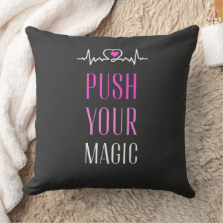 Push Your Magic – Motiverende Esthetiek Kussen
