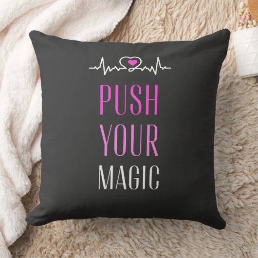 Push Your Magic – Motiverende Esthetiek Kussen (Deken)