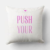 Push Your Magic – Motiverende Esthetiek Kussen (Achterkant)