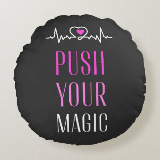 Push Your Magic – Motiverende Esthetiek Rond Kussen