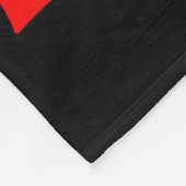 Push Your Peace Sritual Funny Cool Retro Outfit  Fleece Deken (Hoek)