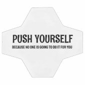 Push Yourself - Gym Motivatie quotes Voetbal (Enkel)