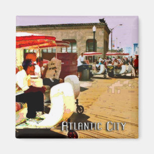 Pushcart aan boord magneet