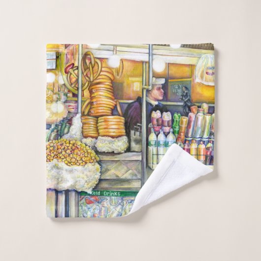 Pushcart Paradise Bad Handdoek (Wasdoekje)