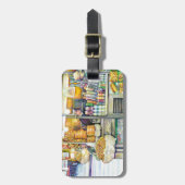 Pushcart Paradise Bagagelabel (Voorkant verticaal)