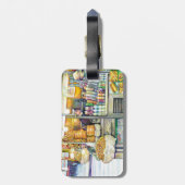 Pushcart Paradise Bagagelabel (Achterkant verticaal)